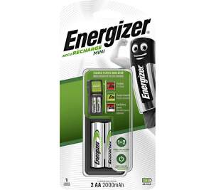 Energizer Mini nabíjačka + 2× AA Power Plus 2000 mAh batéria