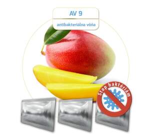 AK AV 9 Mango vôňa do vysávača 3x 20 g