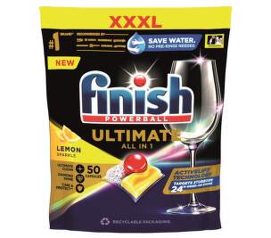 Finish Quantum Ultimate Lemon Sparkle 50 ks tablety do umývačky