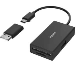 Hama USB 2.0 OTG Hub (200125) čierna