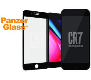 PanzeGlass CR7 tvrdené sklo pre iPhone 8 Plus/7 Plus, čierna