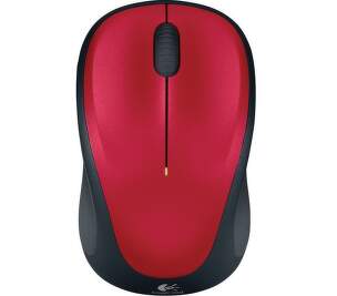 LOGITECH Wireless Mouse M235 Red, 910-002497