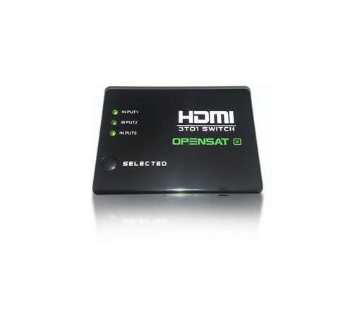 OPENSAT HDMI prepínač 3x1 s DO