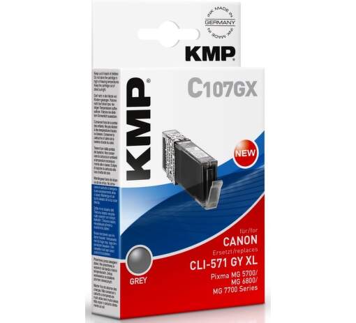 KMP CLI571GY XL, C107GX recyk. náplň