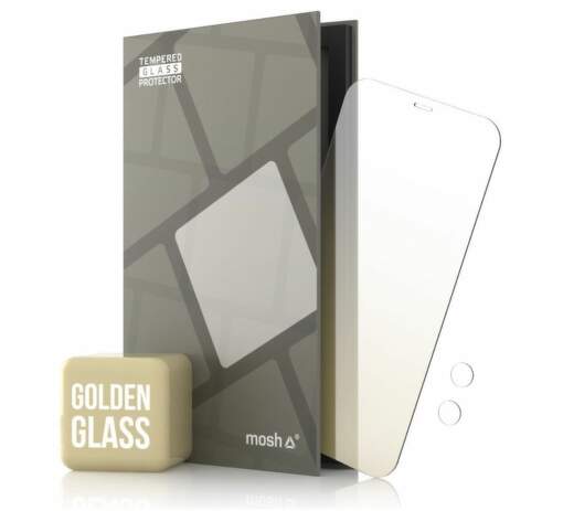 Tempered Glass Protector Zrkadlové ochranné sklo pre Apple iPhone 12 Mini + sklo na kameru zlatá
