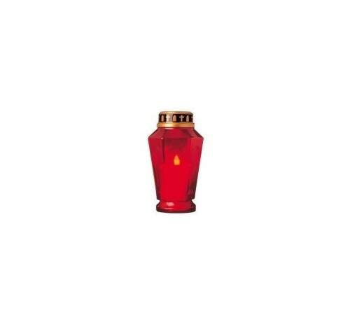 SOMOGYI CDP 18 LED sviečka v červenom kahančeku