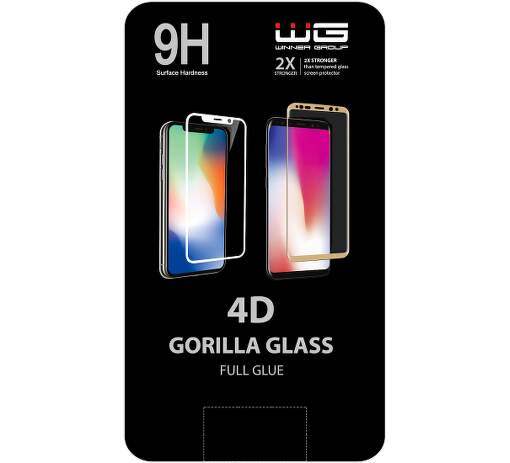 Winner tvrdené 4D Full Glue sklo pre Samsung Galaxy A71, čierna