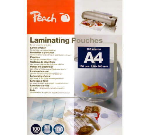 Peach PP500-02, 100ks A4 laminovacie fólie