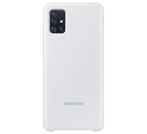 Samsung silikónový kryt pre Samsung Galaxy A51, biela