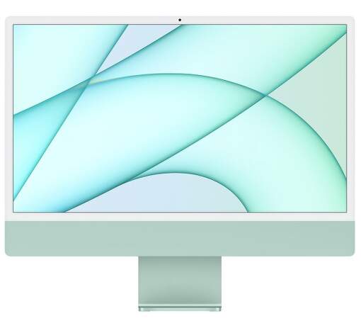 Apple iMac 24" (2021) 4,5K Retina M1 / 8-jadrové GPU / 8 GB / 512 GB MGPJ3SL/A zelený