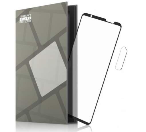 Tempered Glass Protector Rámčekové ochranné sklo pre Asus ROG Phone 5 + sklo na kameru čierna