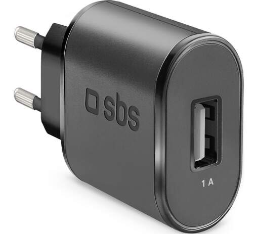 SBS USB 5W 1A čierna