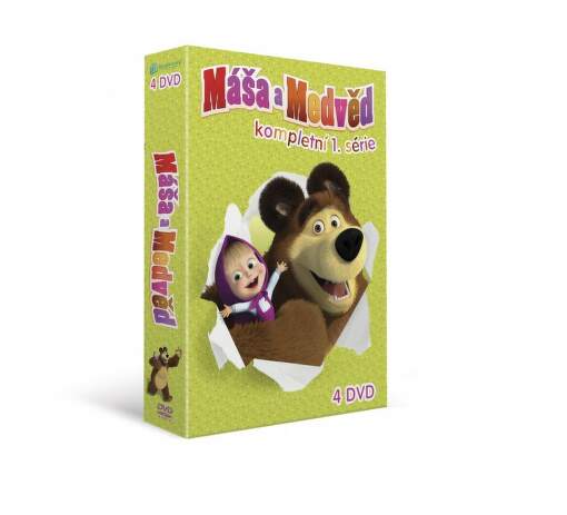 Máša a medveď kolekcia 1-4 DVD