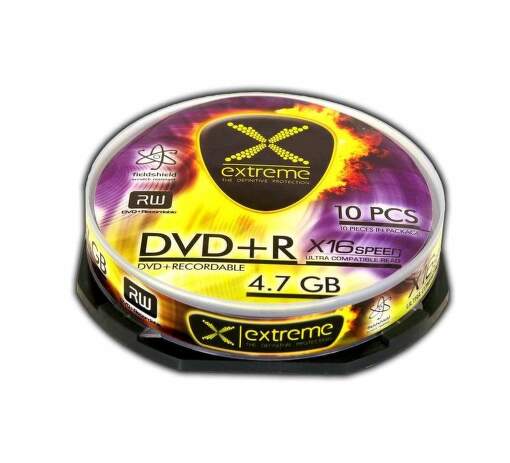 ESPERANZA DVD+R EXTREME 4,7GB X16 - CAKE BOX 10 ks