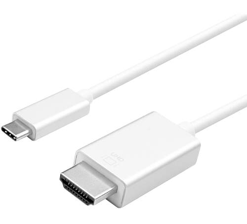 Winner USB-C - HDMI kábel 1,8 m, biela