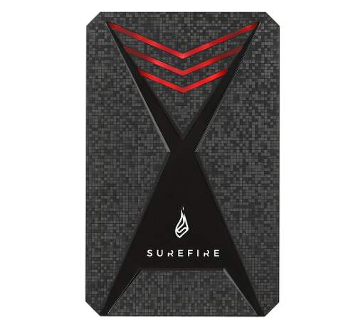 SureFire Gaming Bunker SSD USB 3.2 Gen 1 512GB Black