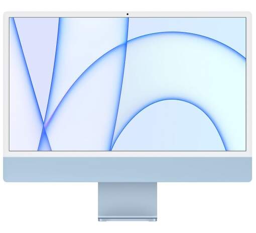 Apple iMac 24" (2021) 4,5K Retina M1 / 8-jadrové GPU / 8 GB / 512 GB MGPL3SL/A modrý