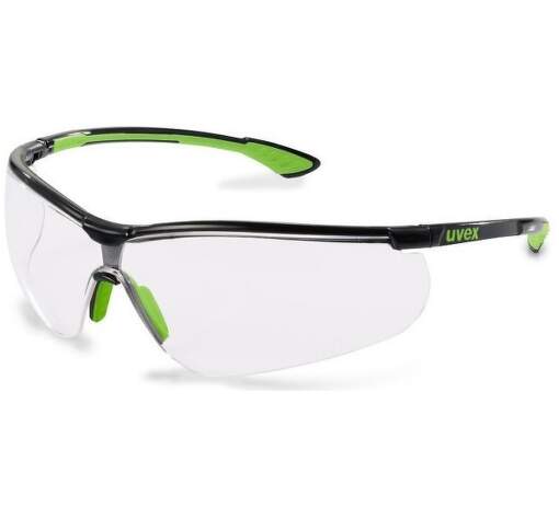 Uvex Sportstyle ochranné okuliare čierno-zelené