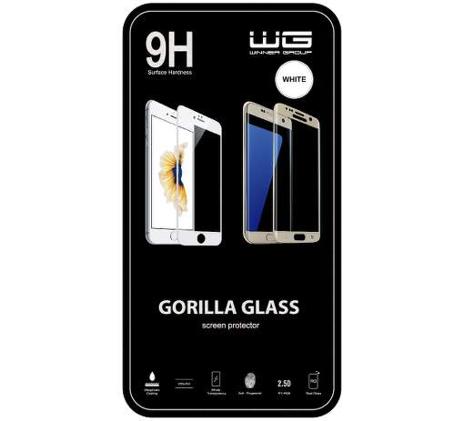 Winner ochranné tvrdené sklo 3D iPhone 8, biele