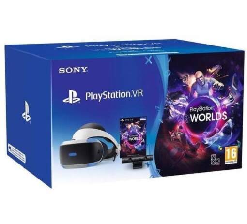 Sony PS4 PlayStation VR v2 + Camera v2 + VR Worlds