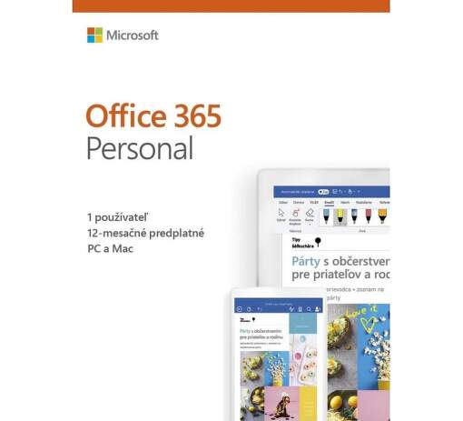 Microsoft Office 365 Personal SK (1 rok)